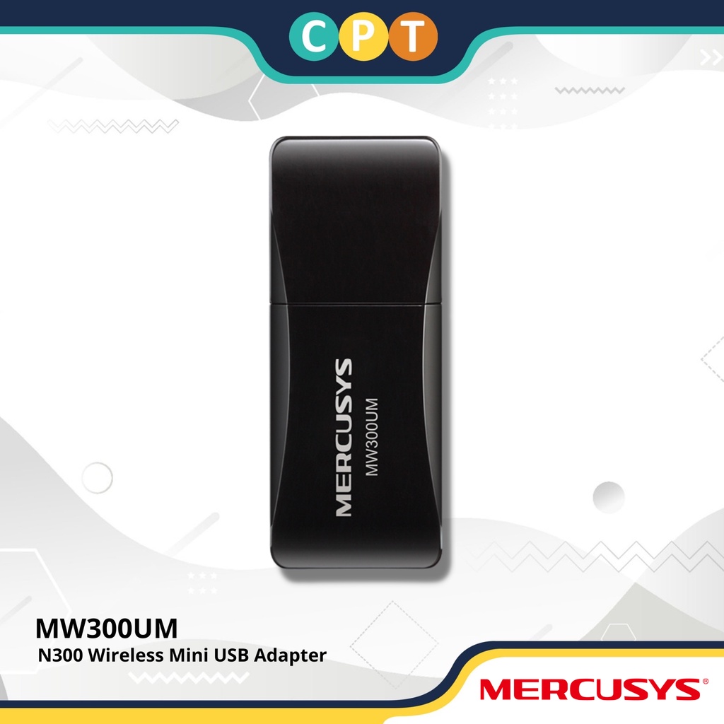 Mercusys Mw300um N300 Wireless Mini Usb Adapter Shopee Philippines