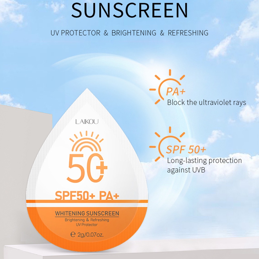 Mini Sunscreen Waterproof Sweatproof Long-lasting Brightening ...