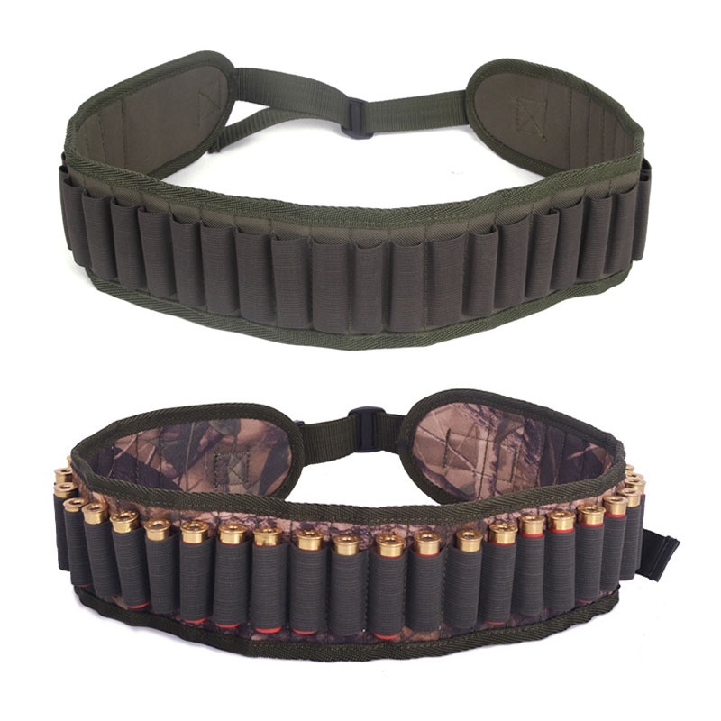 30 Rounds 12/20GA Ammo Holder belt Rifle Gun Bullet Carrier Belt