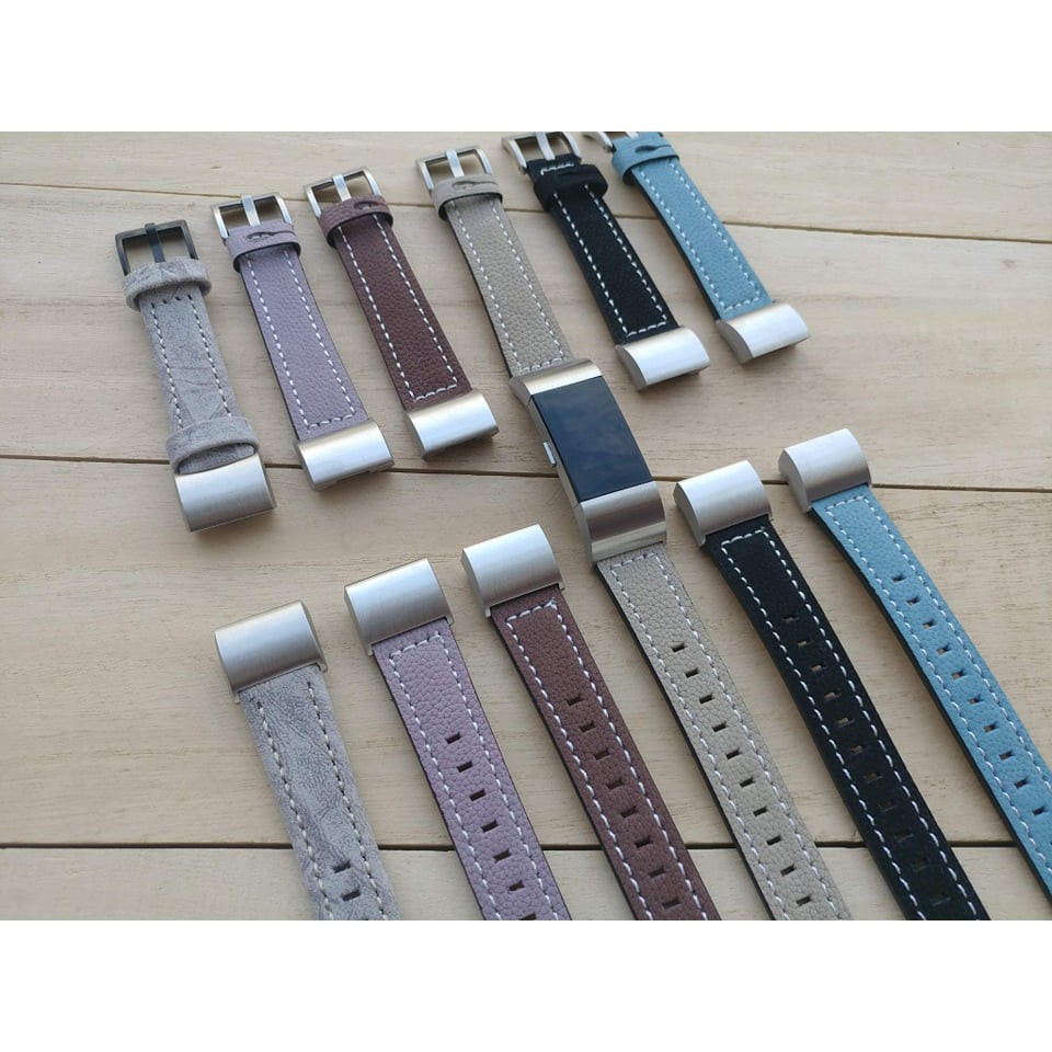 Leather strap for fitbit best sale charge 2