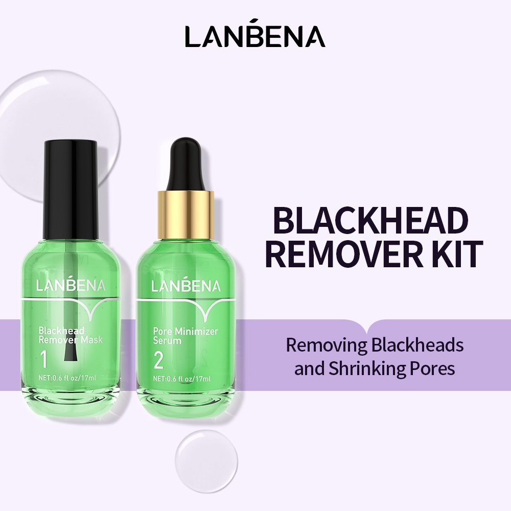 LANBENA Blackhead Remover Face Serum Blackhead Masker Mask Shrink Pores