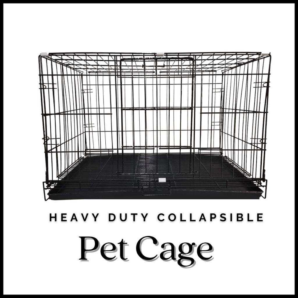 Collapsible shop pet cage