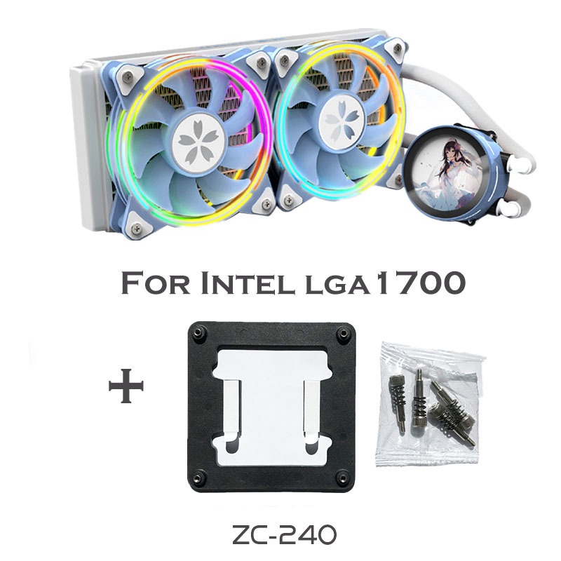 ZEAGINAL YESTON Sakura Hitomi 240/360 AIO CPU Cooling Kit All-in-one  Water-Cooled CPU Radiator 900-1800RPM 5V 3Pin SYNC | Shopee Philippines