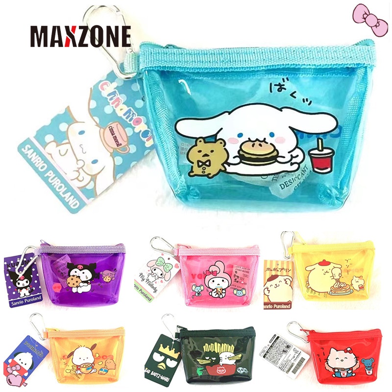 MAXZONE Sanrio Cartoon Image Kuromi Hello Kitty Pvc Transparent Mini ...