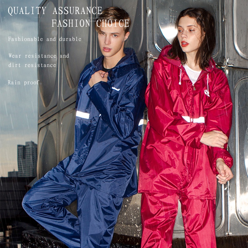Fashion raincoat suit rainproof universal motorcycle riding raincoat ...