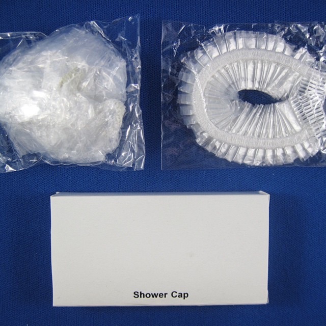 Plastic Hotel Shower Cap with Generic Box (10pcs per order) Shopee