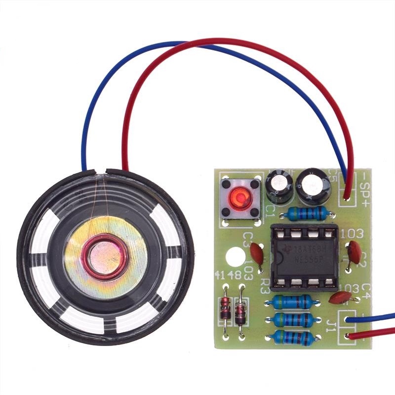 NE555 Doorbell Suite Electronic Production Doorbell Suite DIY Kit Ding ...