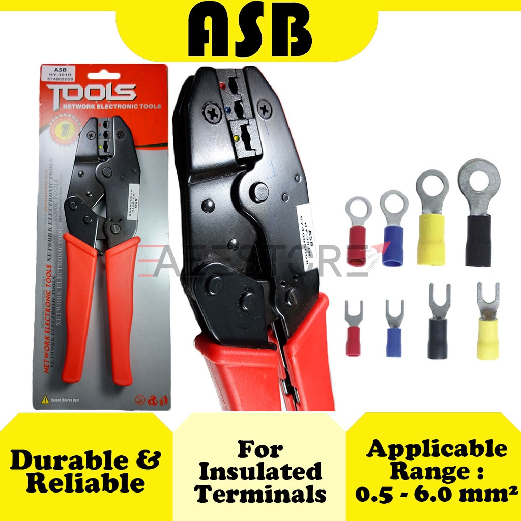 ASB HY-301H Insulated Terminal Crimping Tool (Alat Crimping Terminal ...