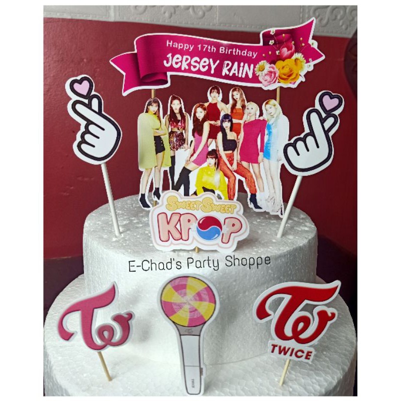 Twice theme cake topper | Shopee Philippines