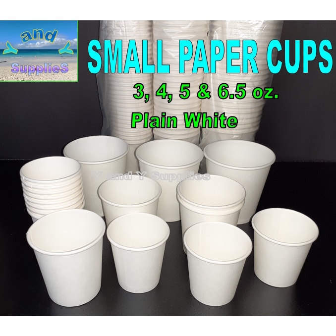 Small Paper Cup,3oz, 4 & 5 2000pieces, 6.5 oz 1000 pieces, Drinking ...