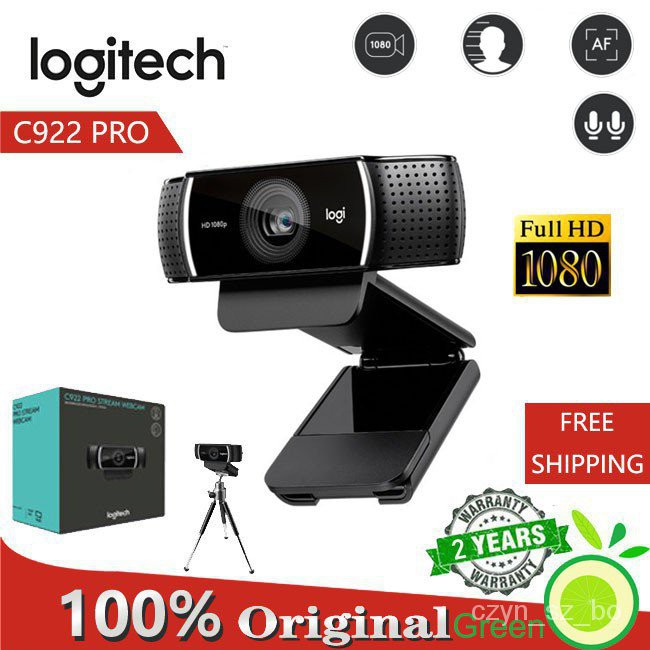 Logitech C922 Pro Auto Focus Built In Microphone Webcam Shopee Philippines 7287