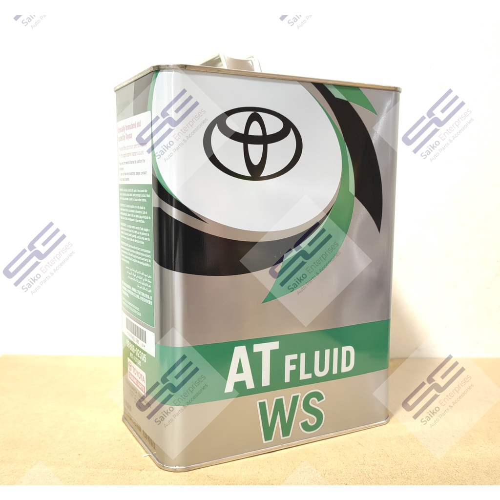 Toyota Automatic Transmission Fluid World Standard (WS) 4 liters (1 ...