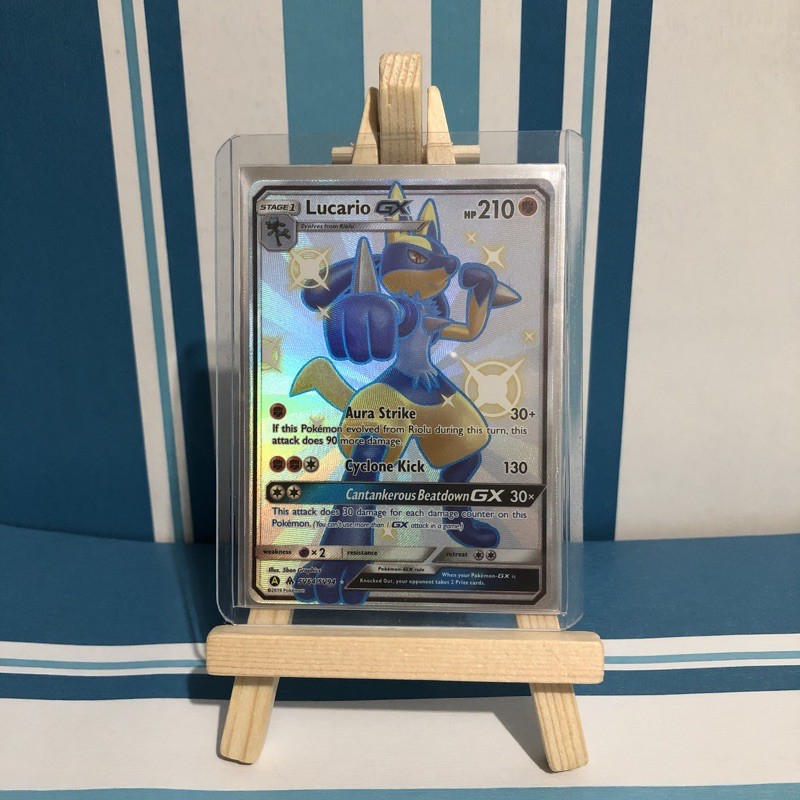 Pokemon - Sun & Moon - Hidden Fates - Lucario-GX (Shiny Full Art) -  SV64/SV94 