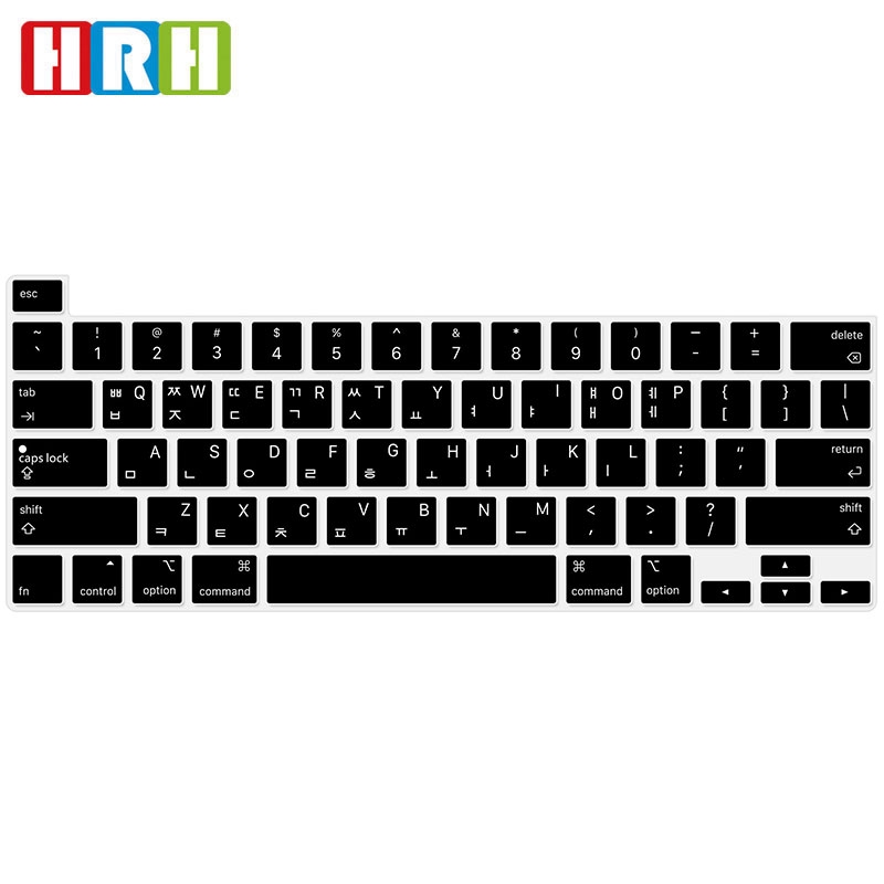 HRH Korean Language Silicone English Keyboard Skin Cover For MacBook ...