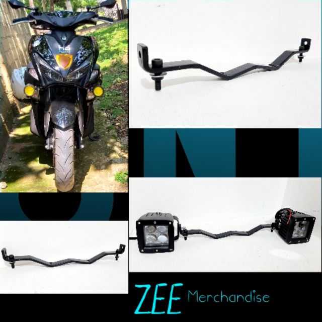 Aerox auxiliary light bracket (for aerox v1 only ) Lto approve ,No