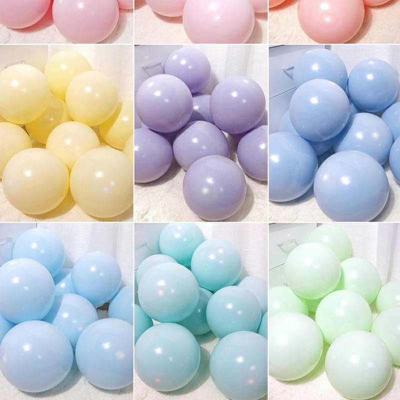 30 Pcs Random One 5 Inch Macaron Colorful Pastel Candy Balloons Latex ...