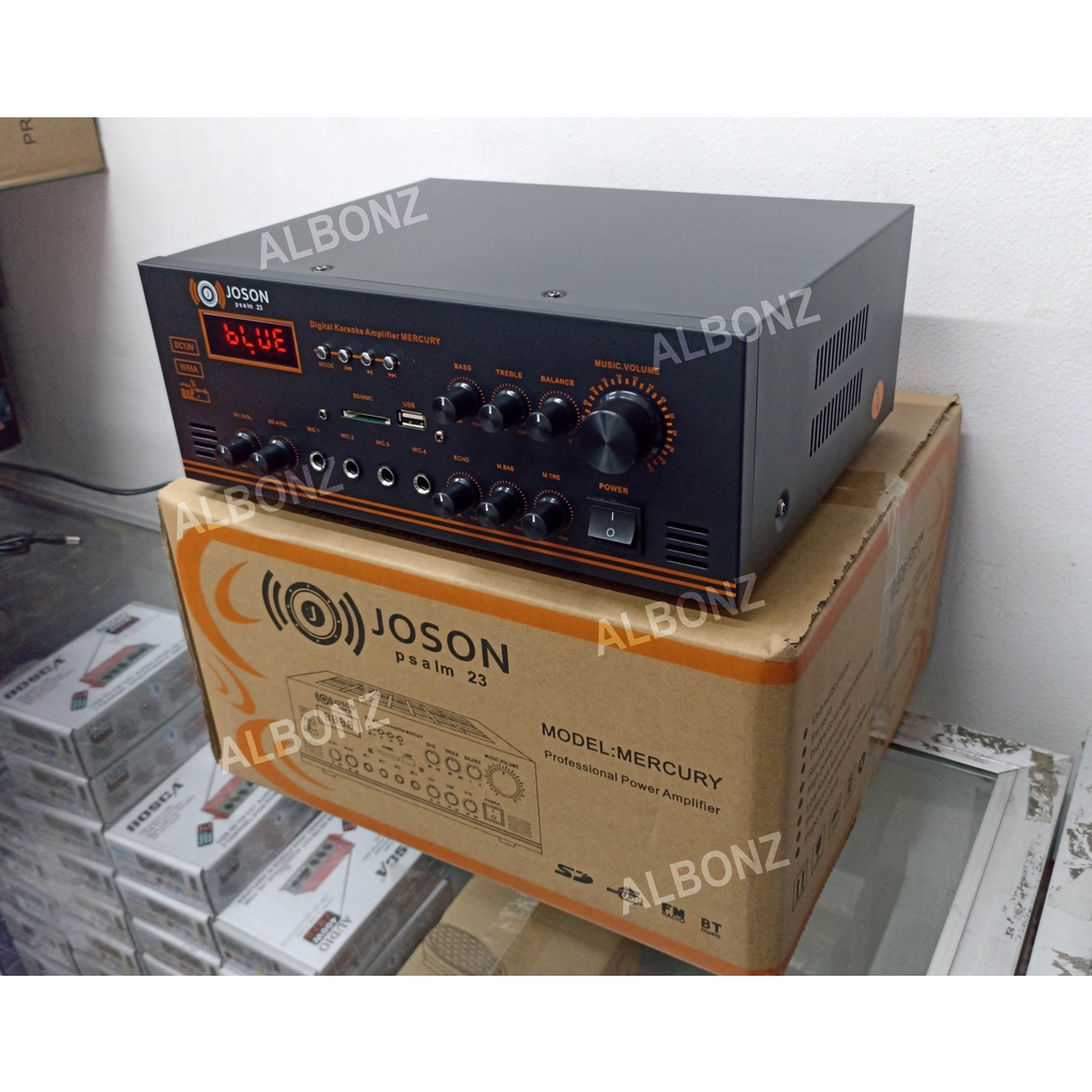 Amplifier Joson Mercury Professional Power Amplifier with Bluetooth/FM