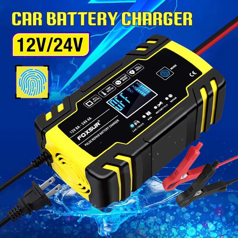 Heavy Duty Car Battery Charger 24V Full Autoamtic Motorcycle Battery