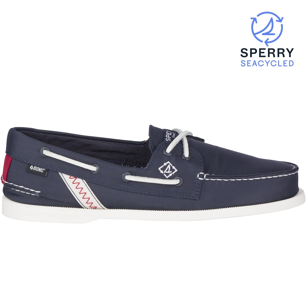 Men s Authentic Original Bionic Boat Shoe Navy STS21582 Shopee Philippines