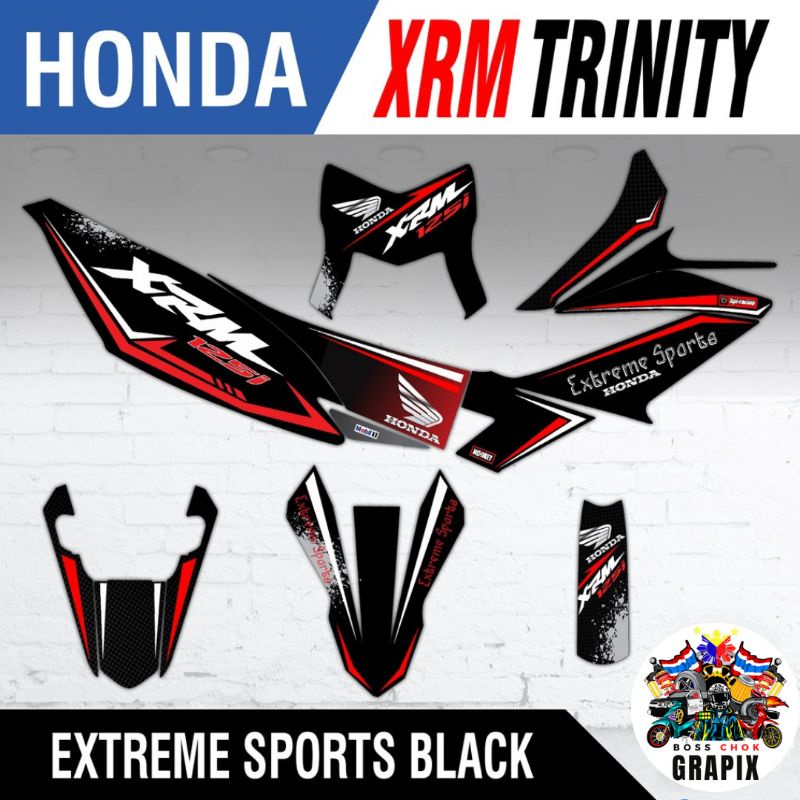 Honda XRM 125 Trinity Full Body Decals / Sticker (Free Stickers ...