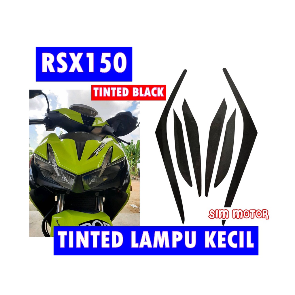 Honda Rsx 150 Tinted Lampu Kecil Tinted Titanium Smoke Black