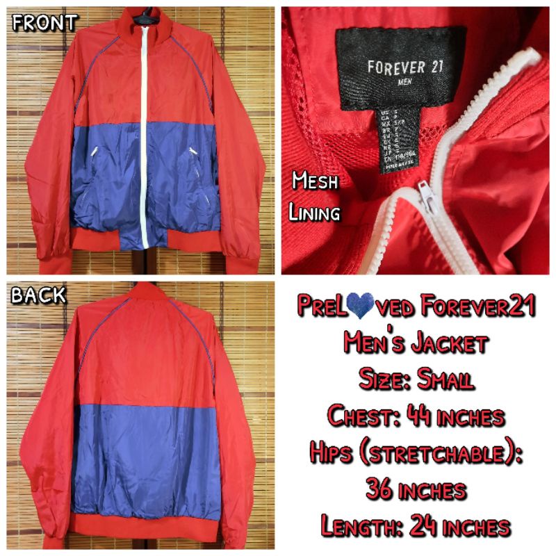 Forever 21 outlet mens jacket