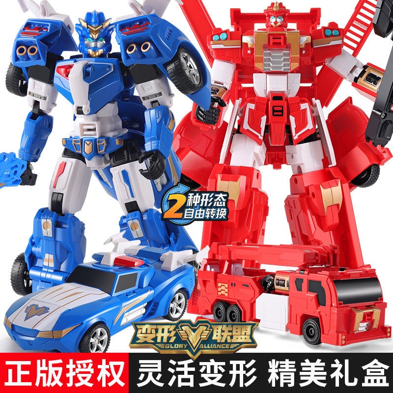 Deformation League Pulis car robot super-transformation mecha King Kong ...