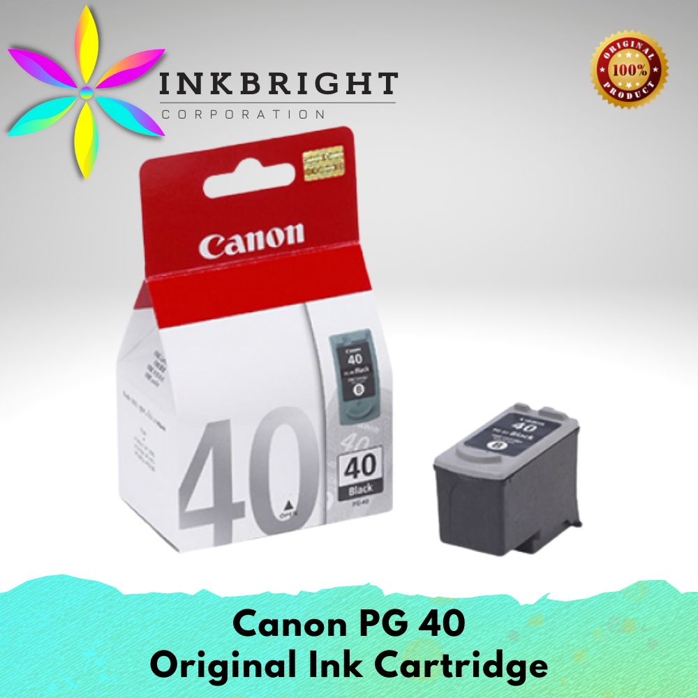 CANON PG40 Fine Black Ink Cartridge main image 1