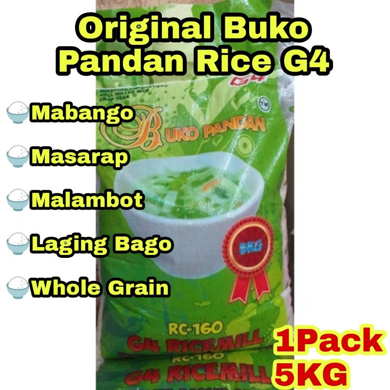 Original Buko Pandan G4 Rice Murang Bigas Bagong Bigas | Shopee Philippines