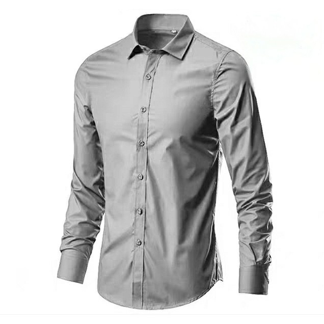 [7 Colors] HUILISHI Premium Quality Long Sleeve Business Shirt for Men ...