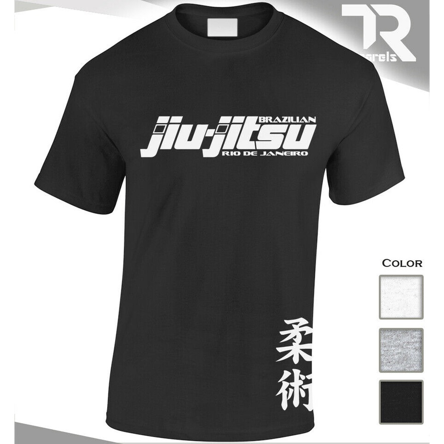 Cheap Bjj Mma Mens Brazilian Jujitsu Tshirt Women Men O-Neck Modal Tee - Foto 11