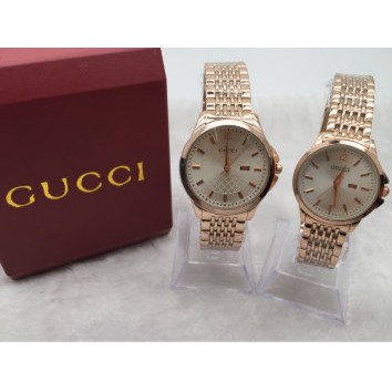 Gucci watch stainless 2025 steel back water resistant