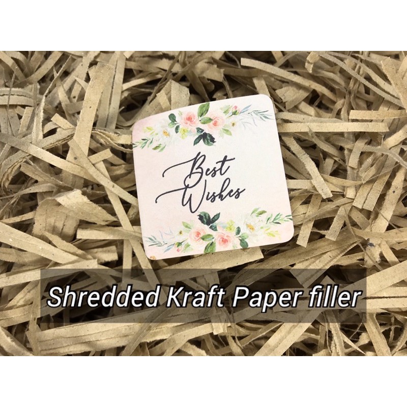 Shredded Kraft Paper filler for personalized gift or packaging needs ...