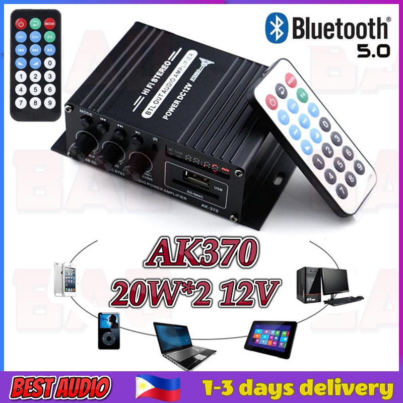 AK370 20W*2 channel stereo high fidelity car home subwoofer bluetooth