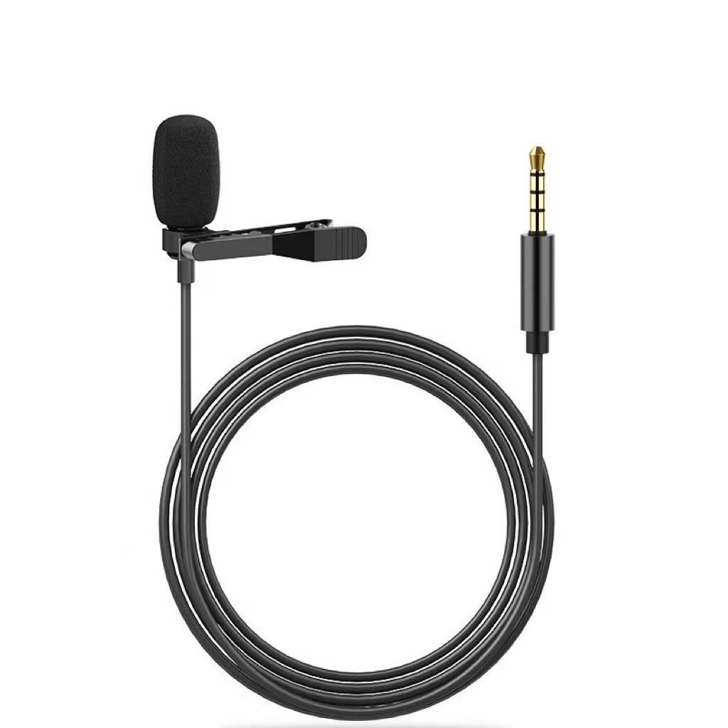 Tiktok MIC Lav 3.5mm Mini Microphone With Tie Clips Collar Microphone