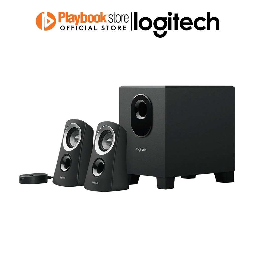 Logitech Z313 2.1 Two Satellite Speaker System With Subwoofer Shopee