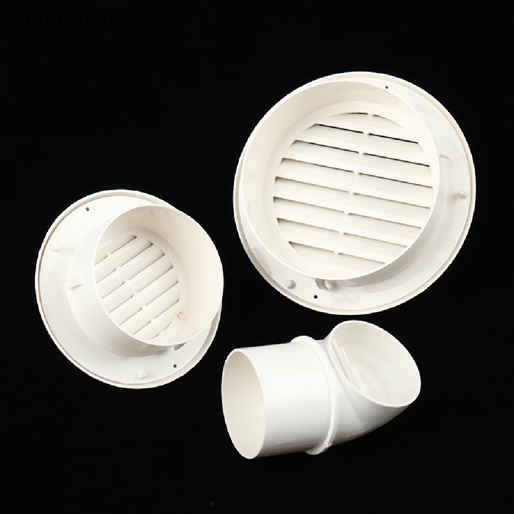 bugr PVC Ventilation Exhaust Grille round Wall Ceiling Air Vent Grille