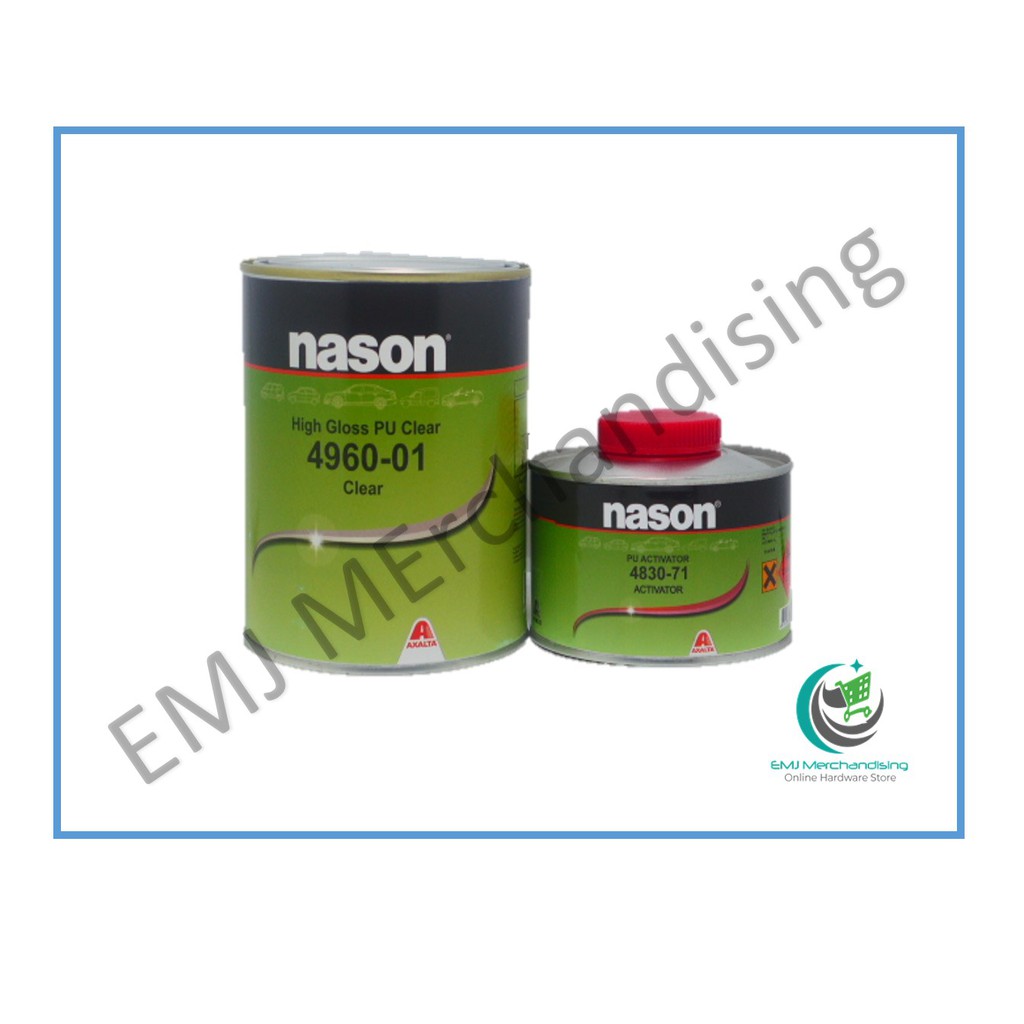 EMJ Nason High Gloss PU Clear with Nason PU Activator Shopee Philippines