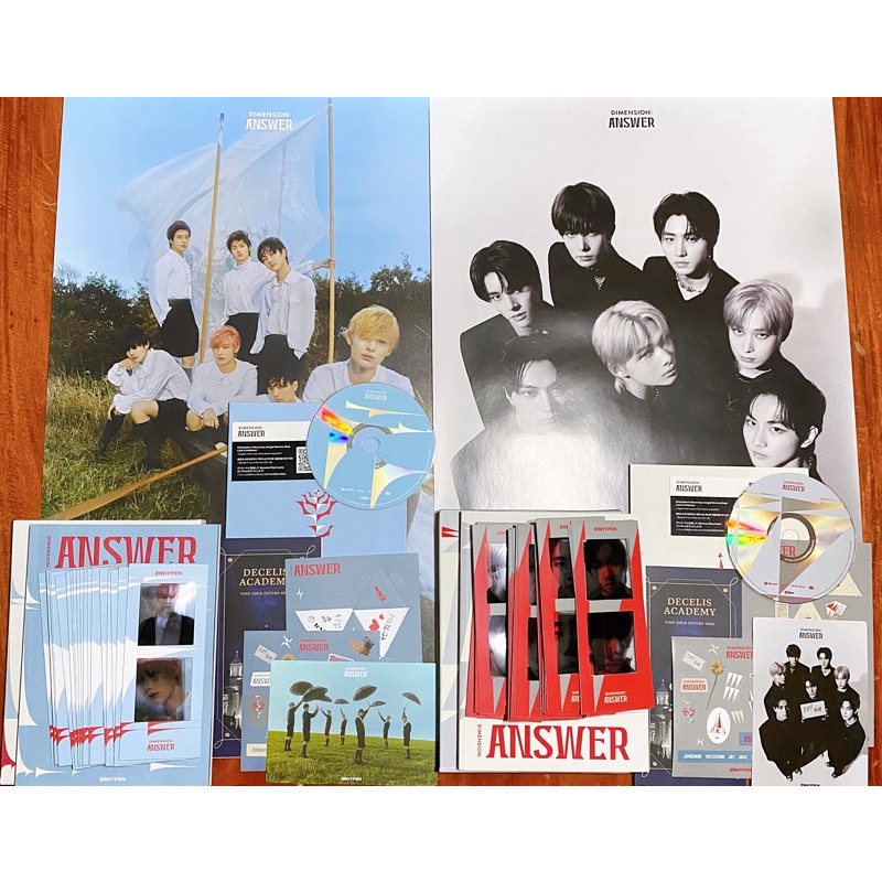 [ON HAND] ENHYPEN DIMENSION : ANSWER UNSEALED WITH POSTER | Shopee ...