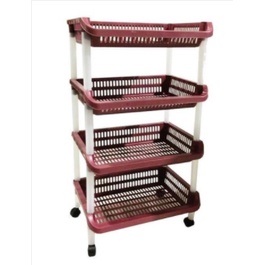 Toyogo 4 TIER PLACER TROLLEY/ RACK | Shopee Philippines