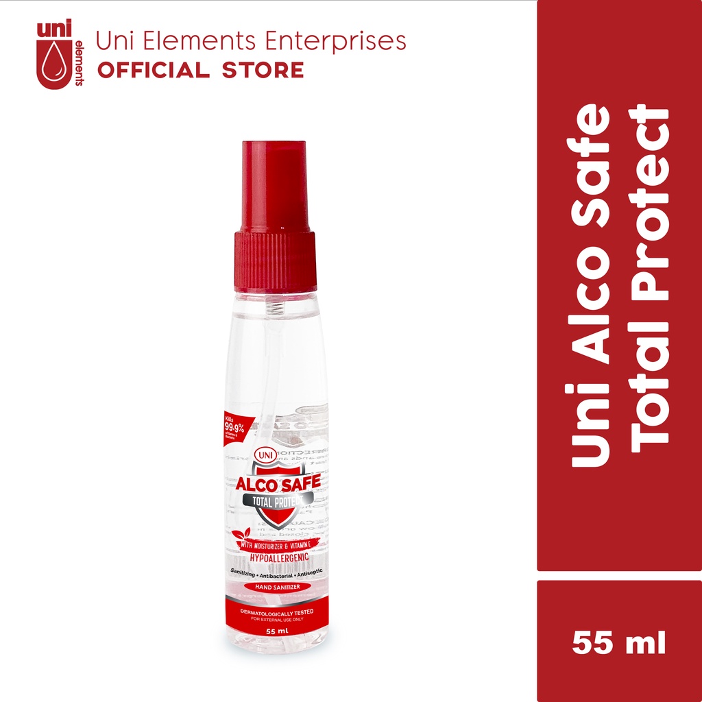 Alcosafe Total Protect 55ml spray | Shopee Philippines