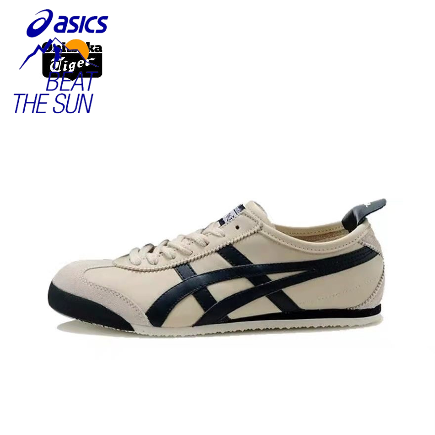 RBTS onitsuka men and women shoes Mexico66 SLIP ON black low-top casual ...