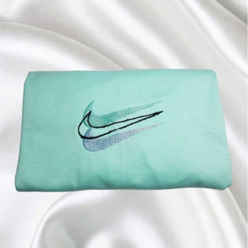 Triple Swoosh Nike Inspired Embroidered Shirt Shopee Philippines