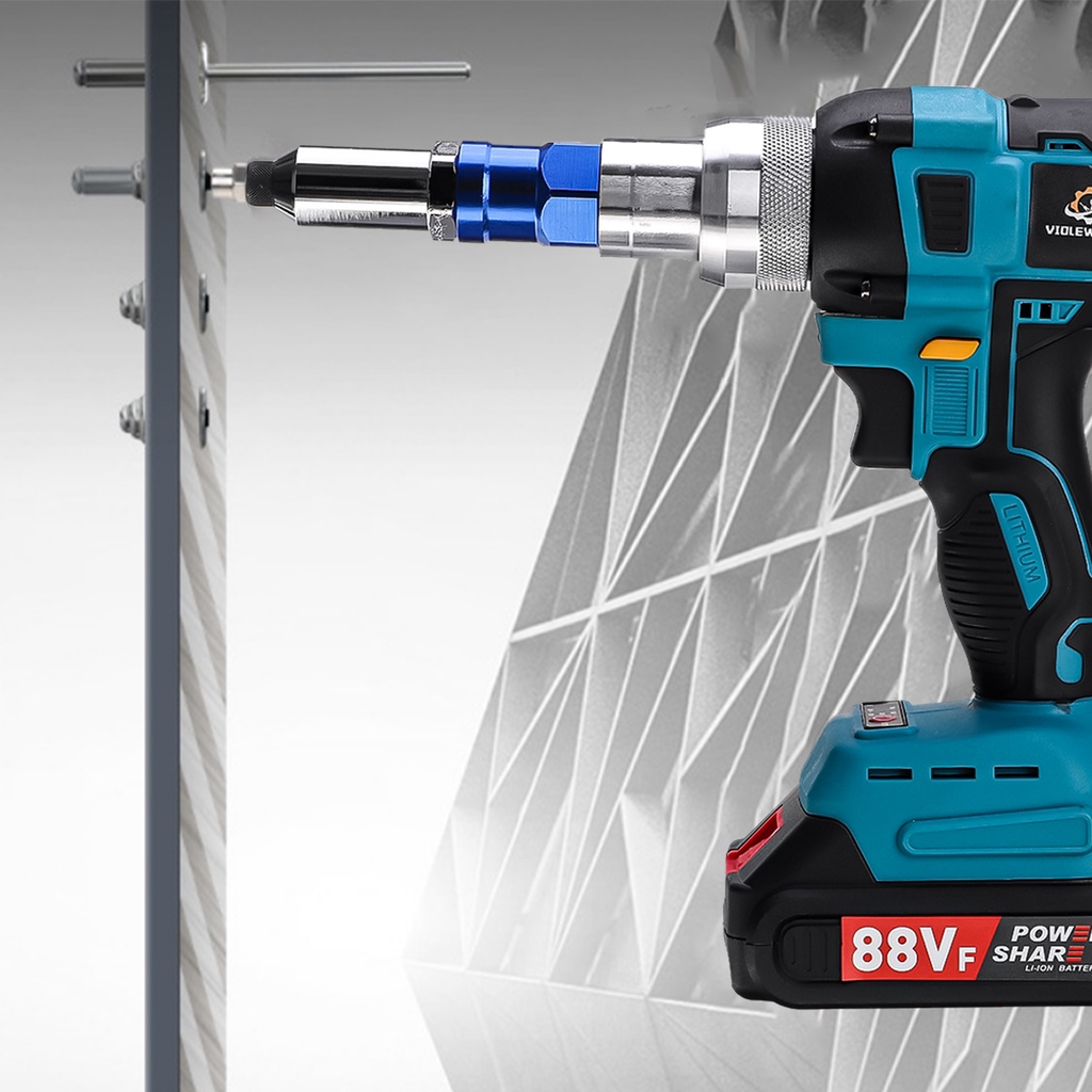 140 N.m Brushess Cordless Rivet Nut Guns Drill 2.4~5.0mm Automatic ...