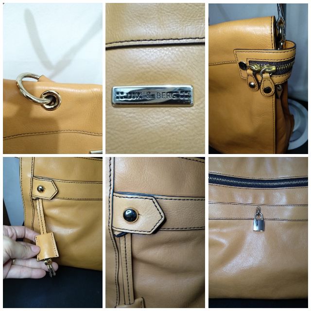 Authentic Lux & Berg By Jean Luc Amsler Leather 2-way Bag, Luxury, Bags &  Wallets on Carousell