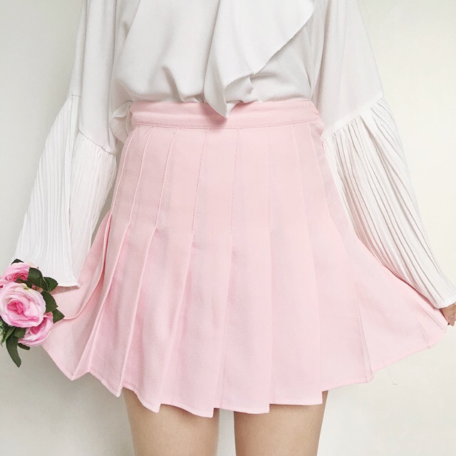 Pastel pink tennis store skirt