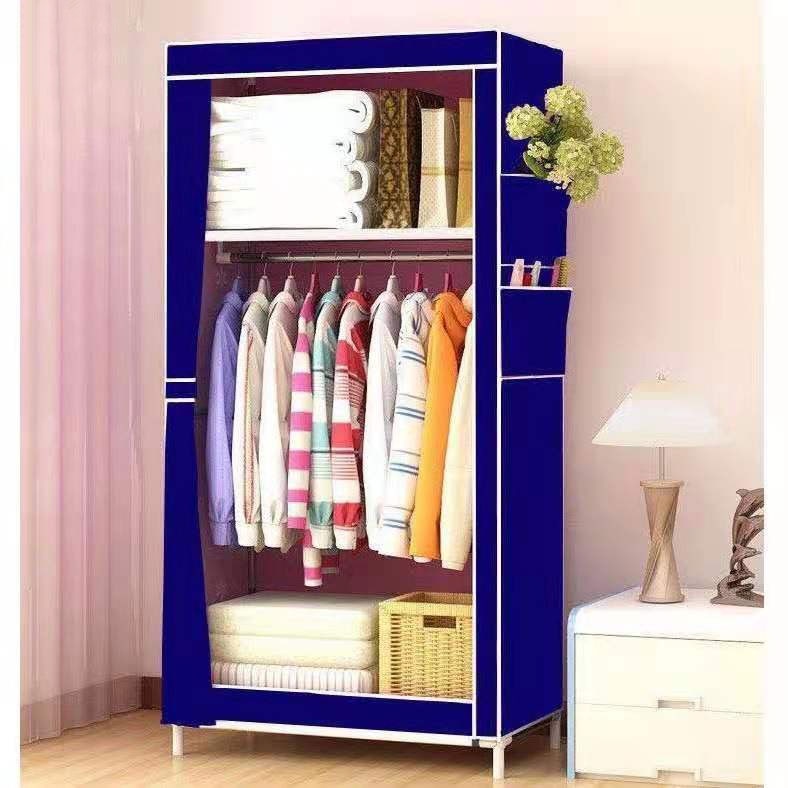 Clothes Storage Wardrobe Cabinet Fashion 150*70*45cm Size | Shopee ...