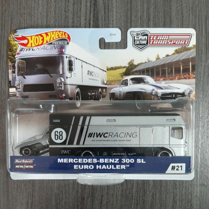 Hot Wheels Team Transport Mercedes-Benz 300 SL On Euro Hauler #21 - View #8