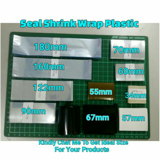 Cap Seal Shrink Wrap / Shrinkable Plastic Sealer (THICK / TEBAL ...