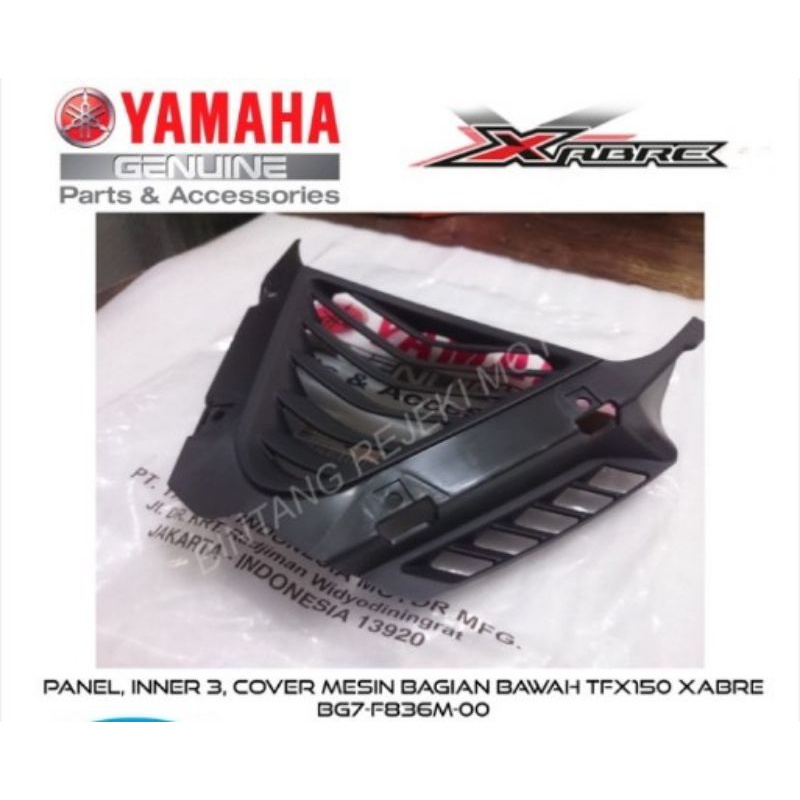 MESIN Panel, INNER 3, ENGINE COVER BOTTOM TFX150 XABRE BG7-F836M-00 ...